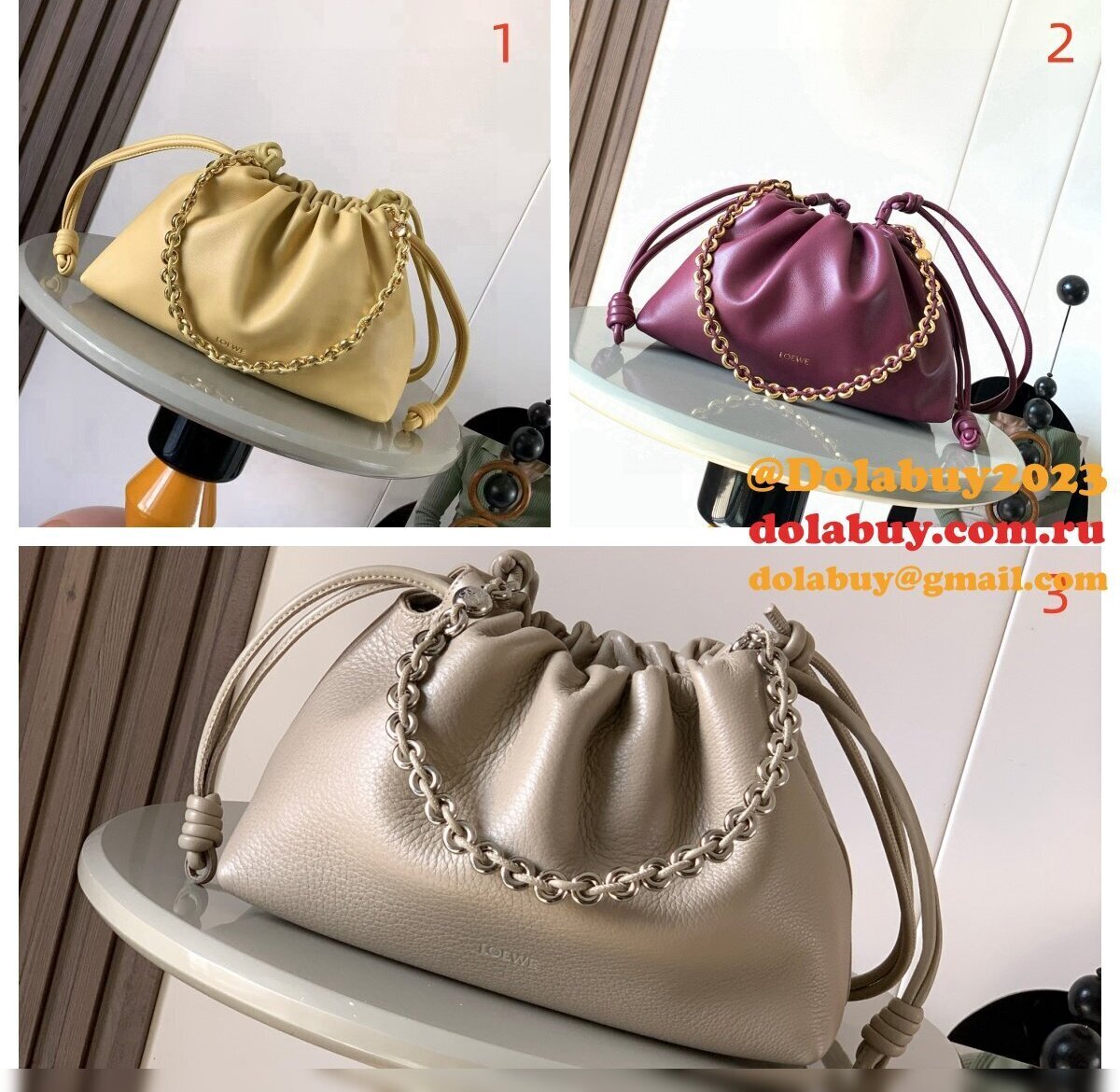 Top Quality LOEWE Medium Flamenco Purse Nappa Lambskin 30CM