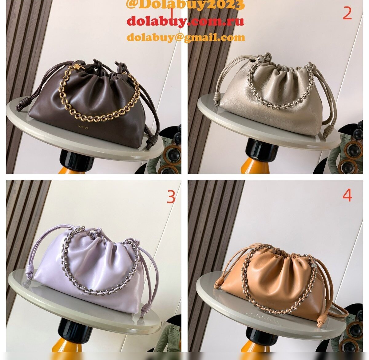 Top Loewe Medium Flamenco Purse Nappa Lambskin 30CM
