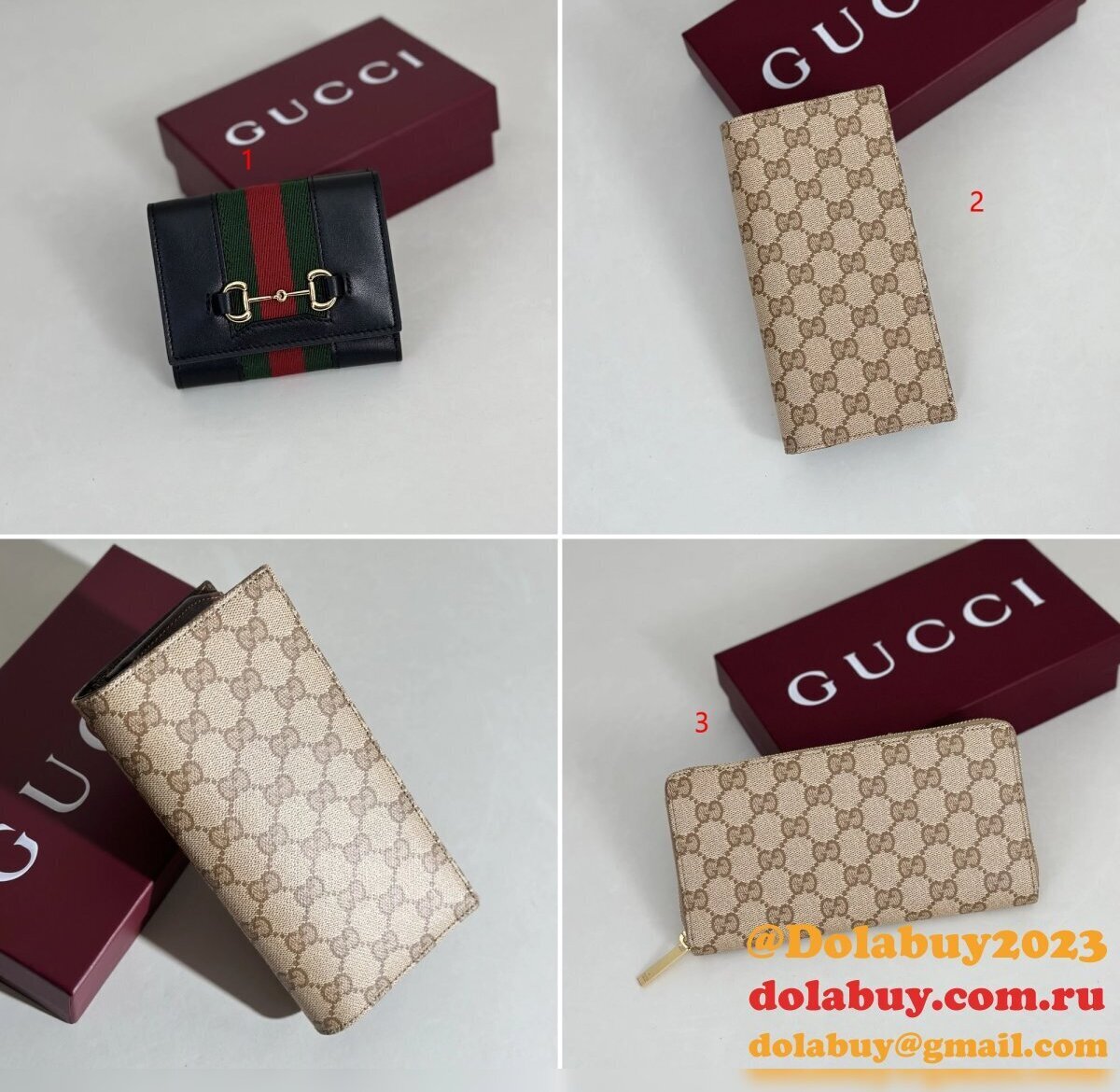 Gucci Web 867131/876434/876441 Wallet 7 Star Bag