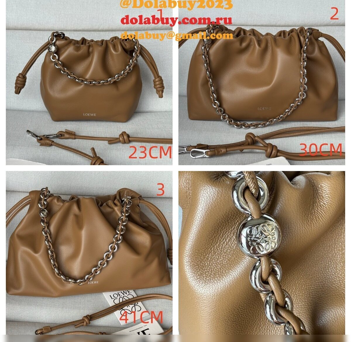 Top Quality LOEWE Flamenco Purse 23CM/31CM/41cm