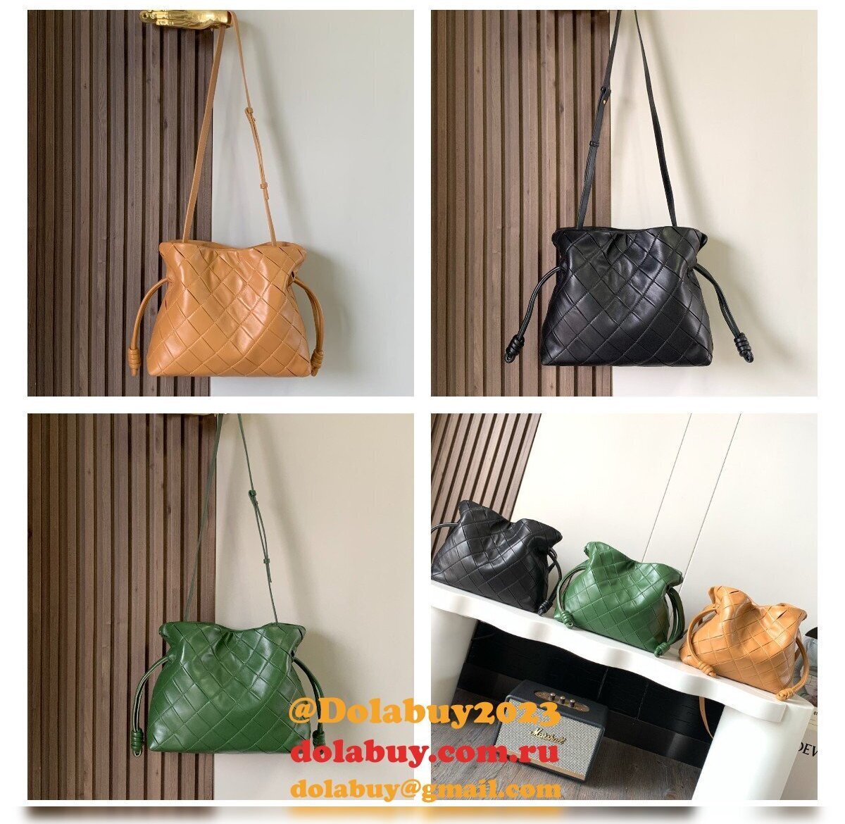 Luxury Loewe Nappa Lambskin Flamenco #9086
