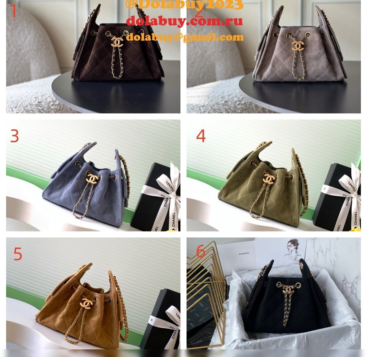 Best Luxury CC 25 AS5631 & AS5293 Suede Bag