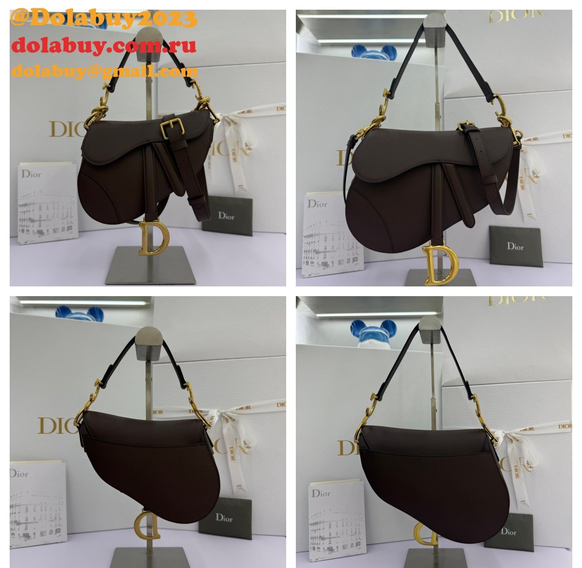 Classical dior Saddle Bag