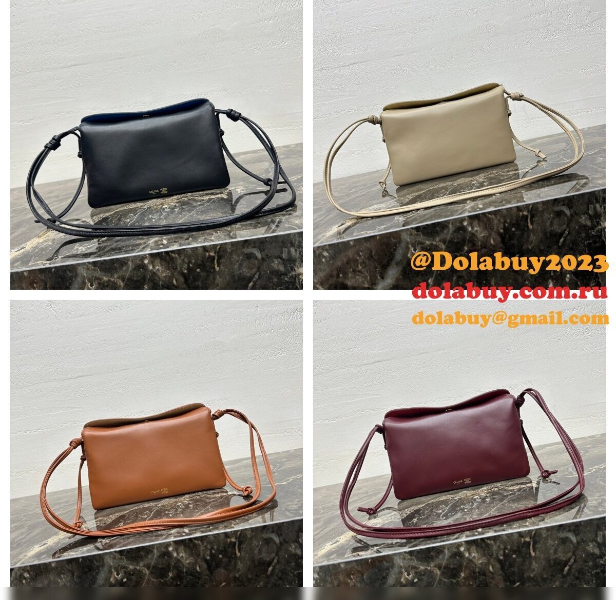 Top TRIO FLAP IN Smooth Lambskin