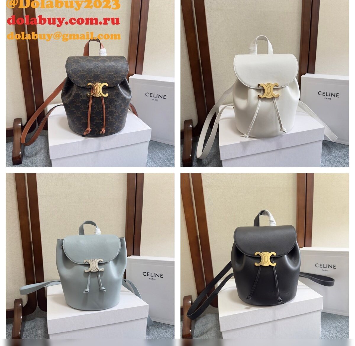 BACKPACK CELINE BONNIE IN Smooth Calfskin