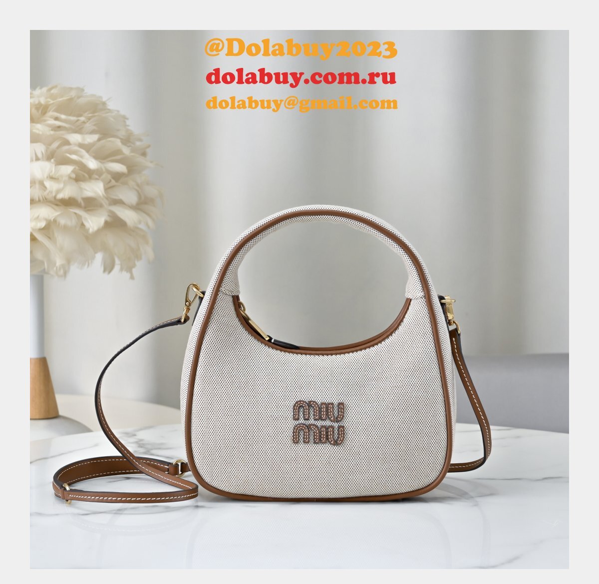 Top Quality MIU MIU MiuWande Tote Bag 5BC125