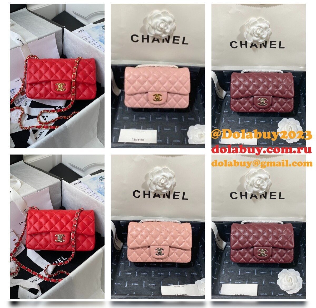 Fashion CC Lambskin Flap Designer 20CM Bag 1116