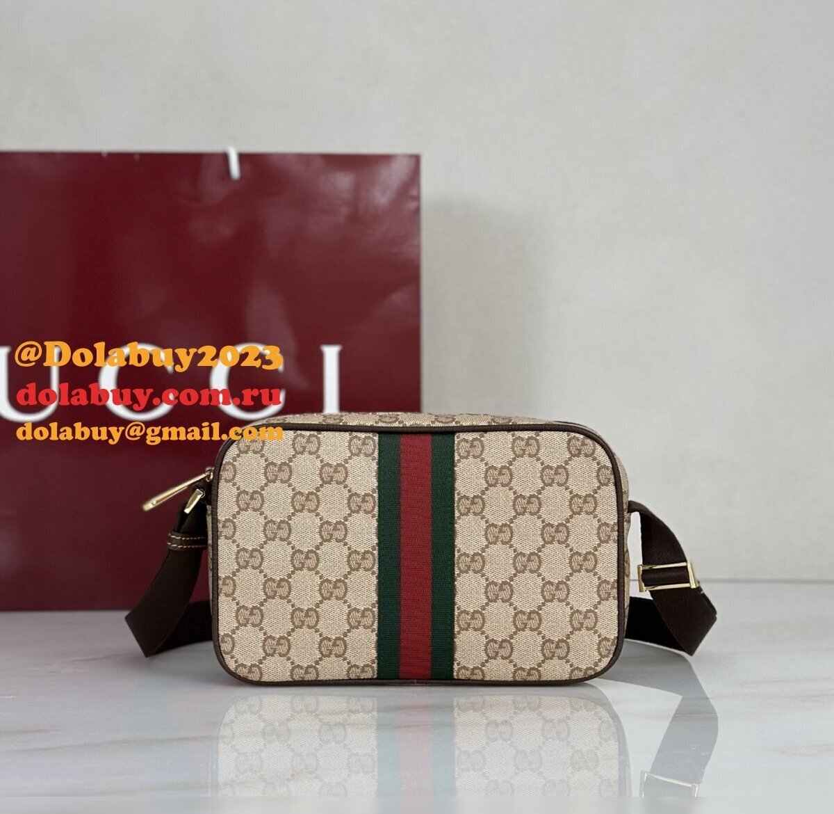 Shop GG Gucci Mini 876391 7 Star With Web Bag