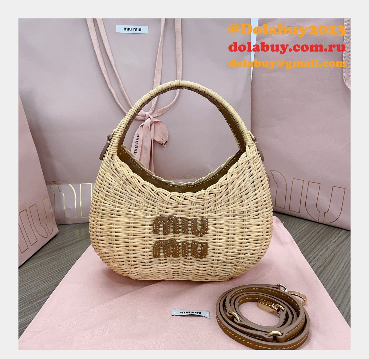 Top Quality miu miu Summer cabbage bag 5BC125
