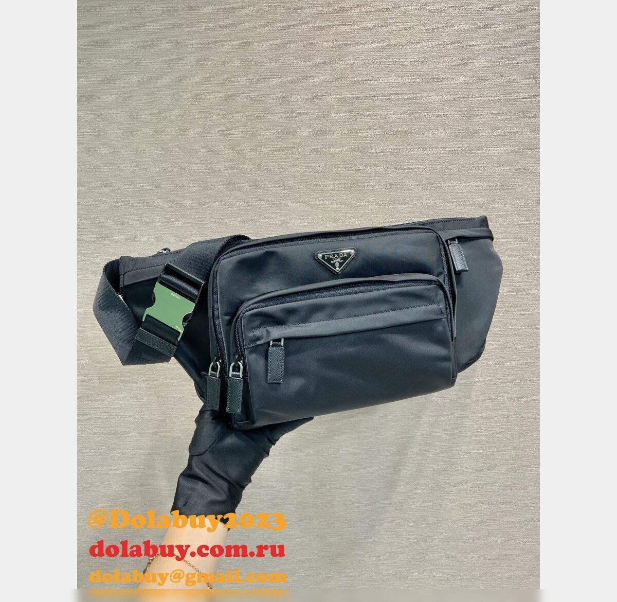 Wholesale Prada 2VL003 Nylon Chest Bag