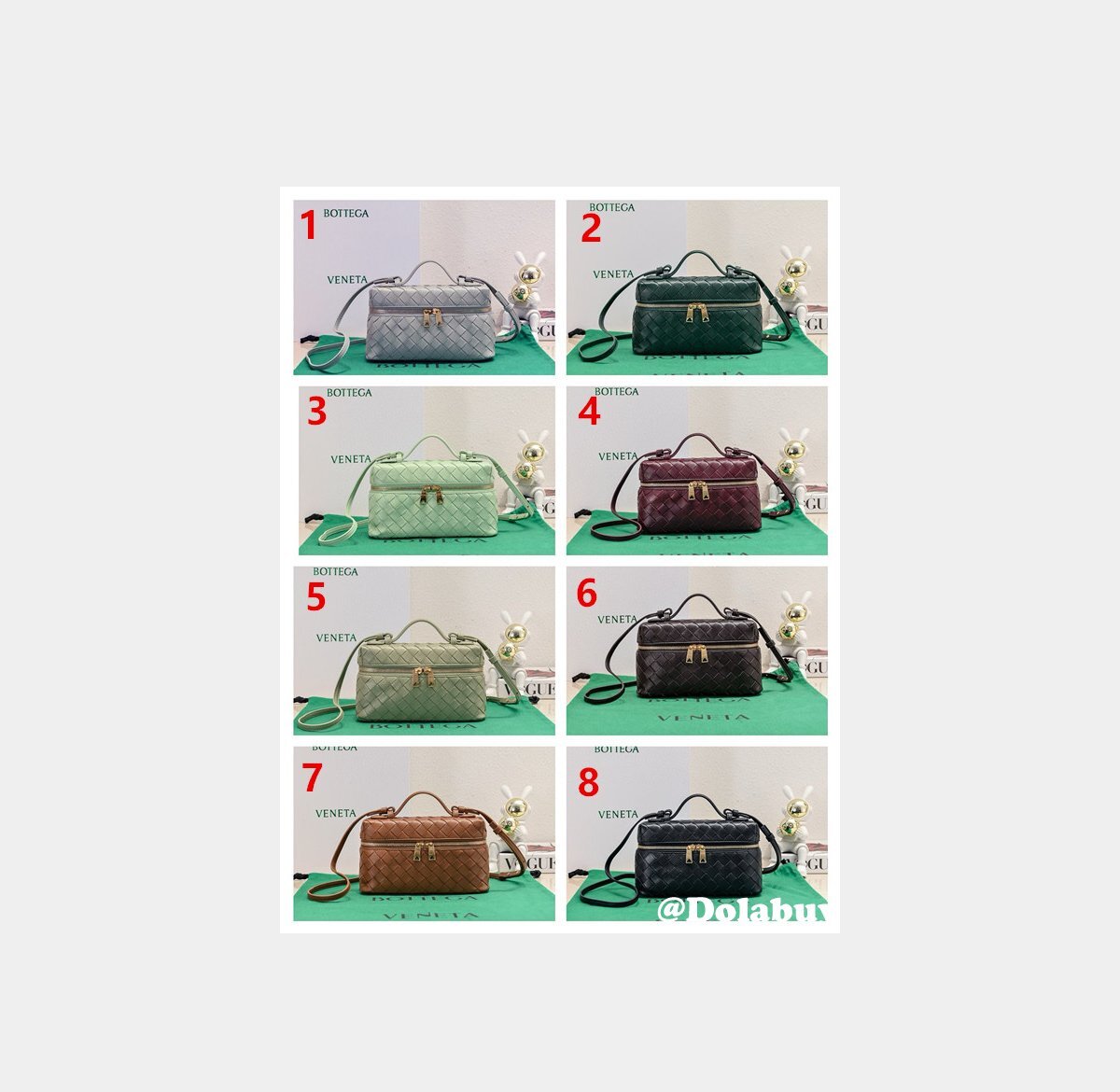 Luxury BOTTEGA VENETA 1:1 Mirror Vanity Case 789109