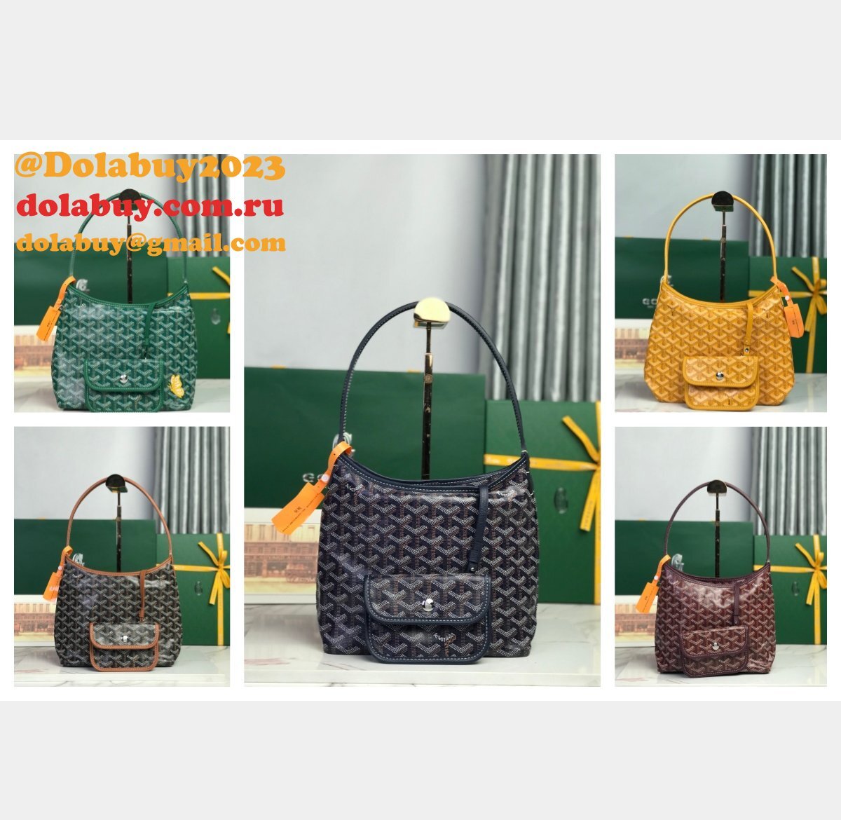 Top Quality Goyard 120250 Mini Hobo Bag