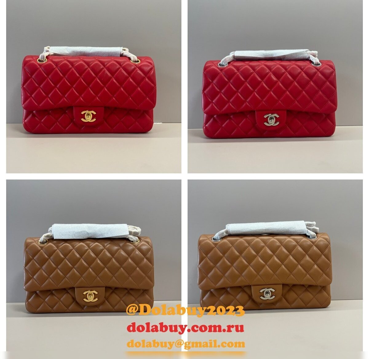 High Quality CC Lambskin CF1112 25CM Handbags Online