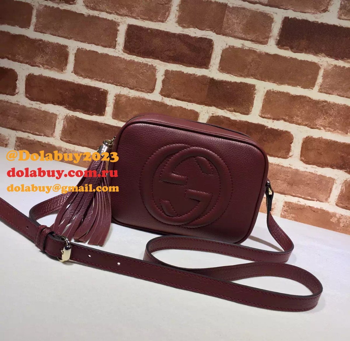 TOP Gucci Replicas Soho small leather disco 308364 bag