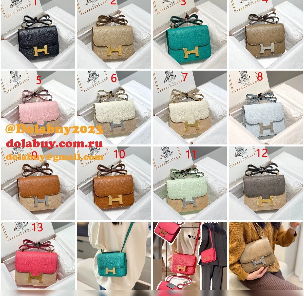 News Best Replica Hermes Mirror Single Compartment 23CM Epsom Bags