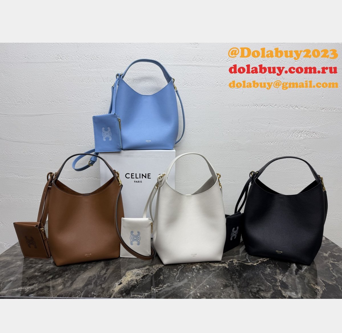 High Quality L10133 Celine Small Hobo Supple Smooth 1:1 Bag