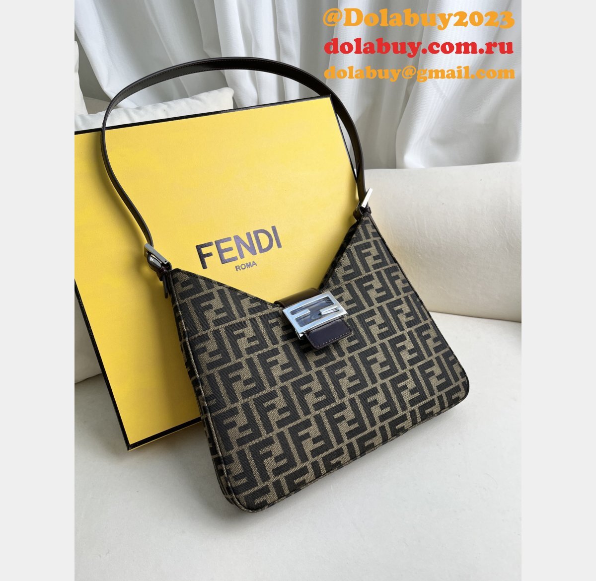 Knockoff fendi vintage Cheap armpit bag