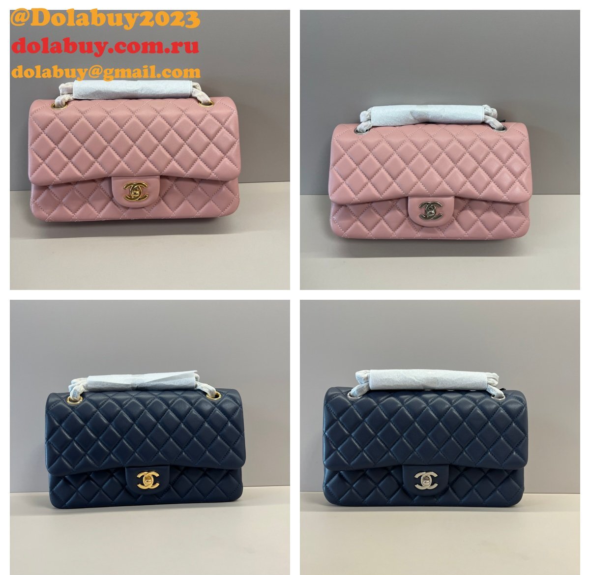 High Quality CC Lambskin CF1112 Handbags 25cm Online