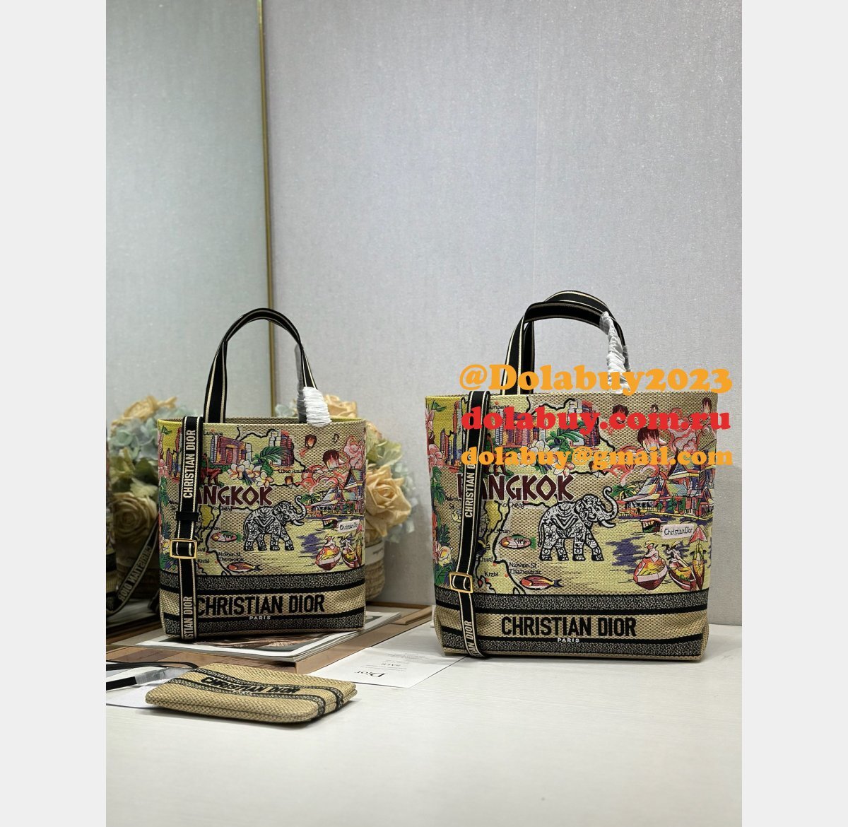 Dior Souvenir Soft Dior Book Tote Bangkok