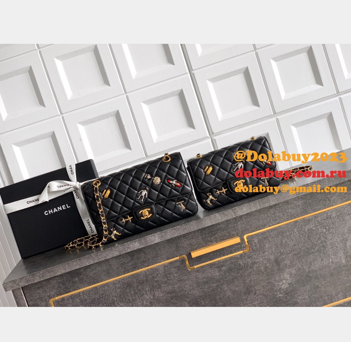 2026 CC Classic Flap 1112 bag Black