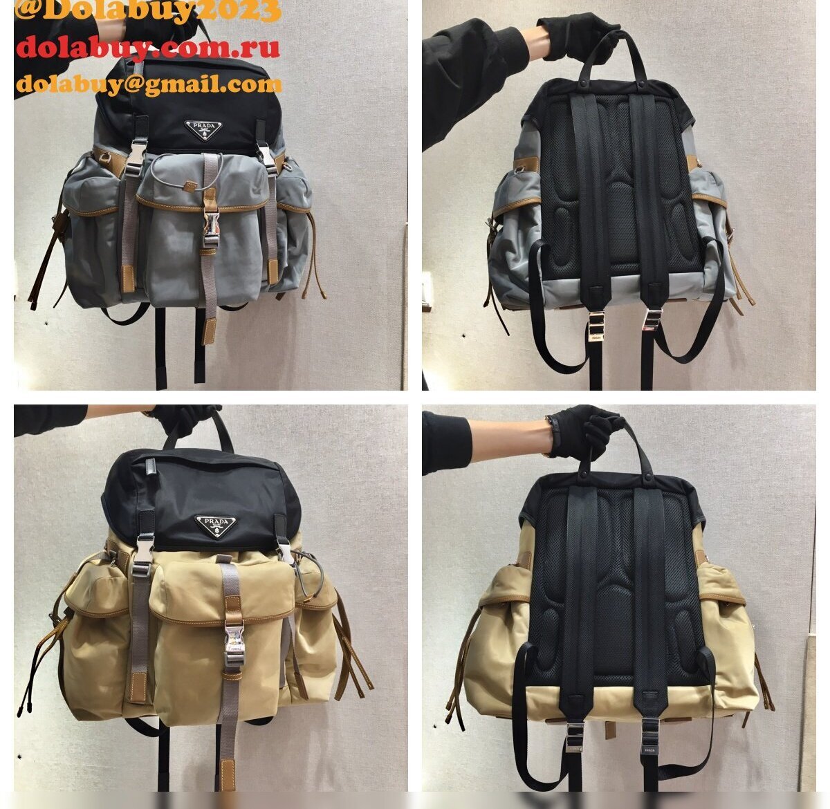 Luxury Prada Saffiano 2VZ074 Backpack