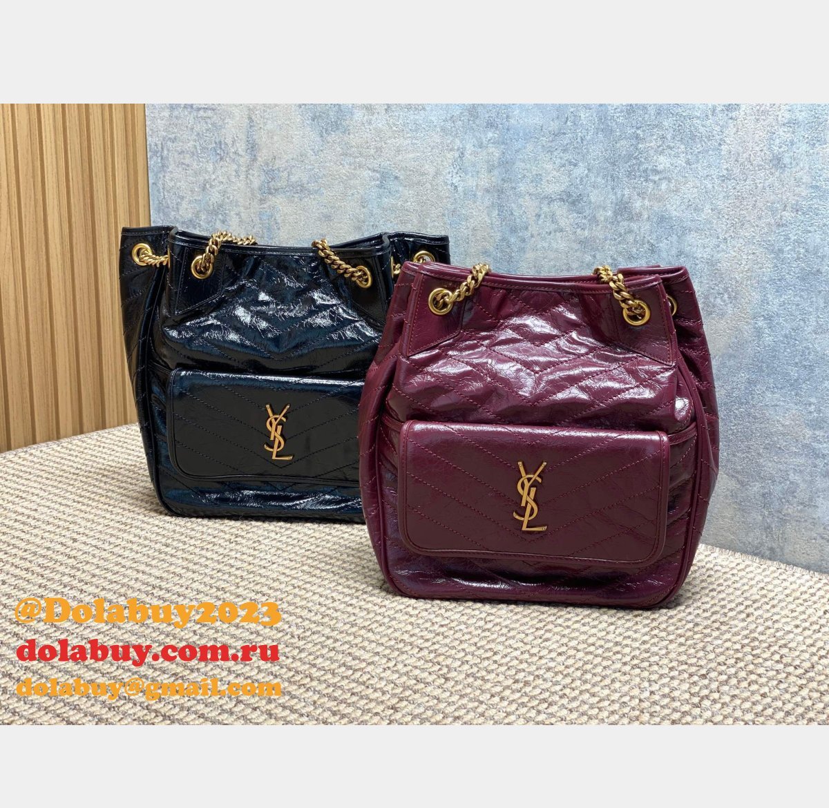 Saint Laurent Niki Small Shopping Top Quality 862295 1:1 Bag