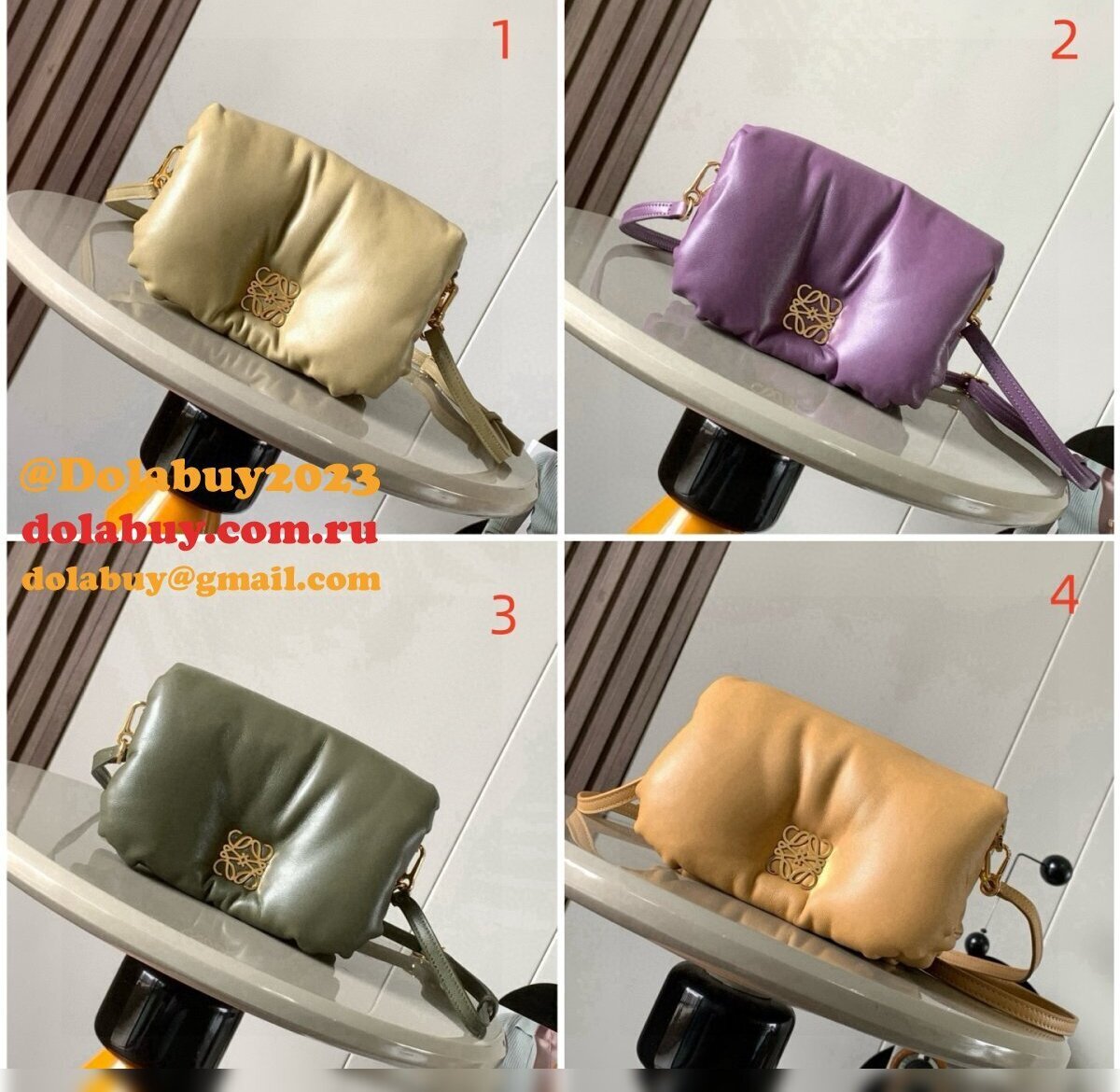 Top Loewe Puffer Goya Crossbody bag
