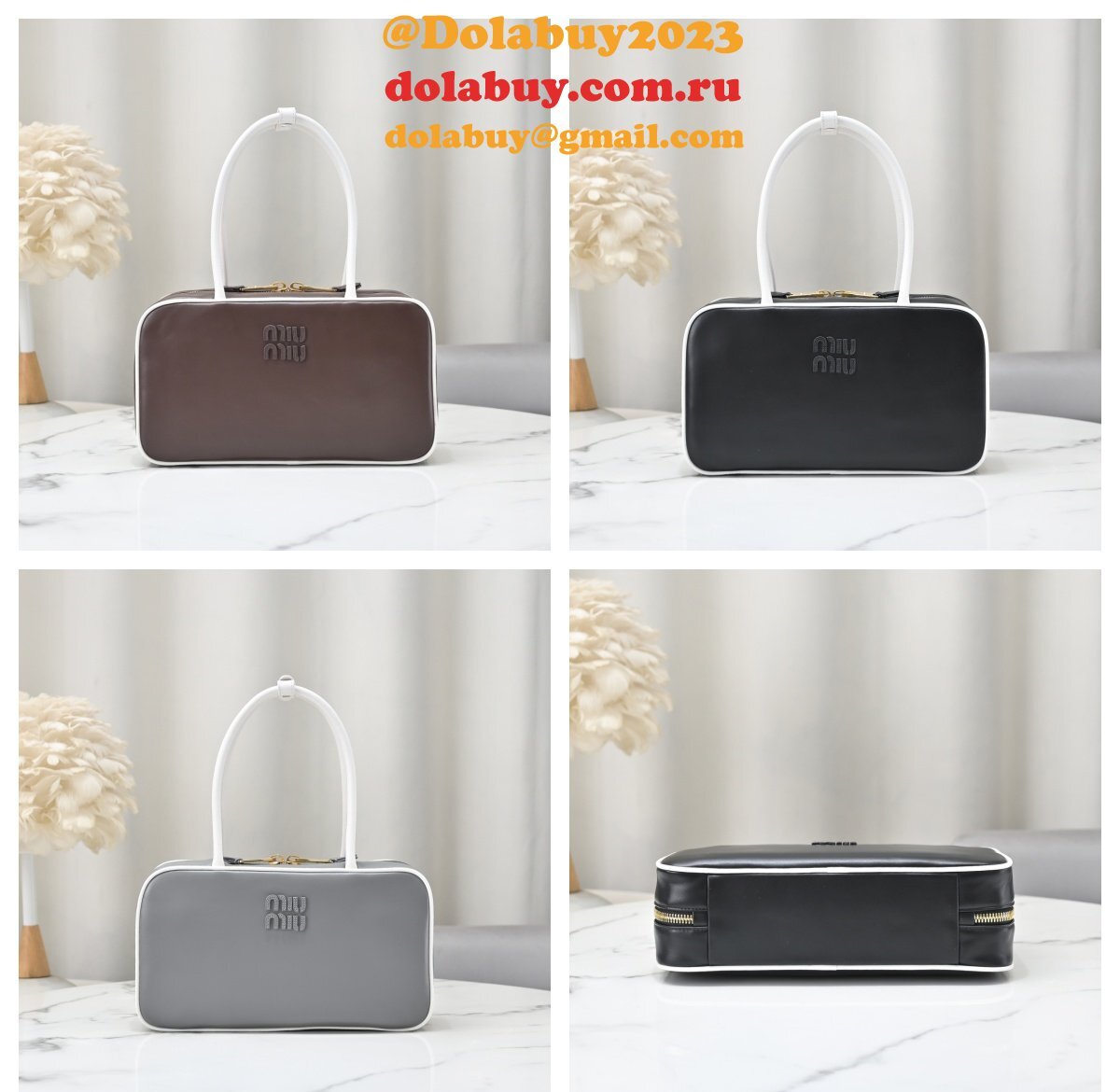 Luxury MIUMIU 5BB172 Beau Bag