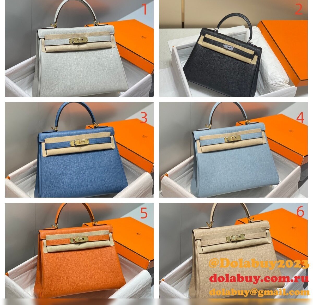 Top Quality Hermes Kelly TOGO LEATHER For Sale 25CM/28CM