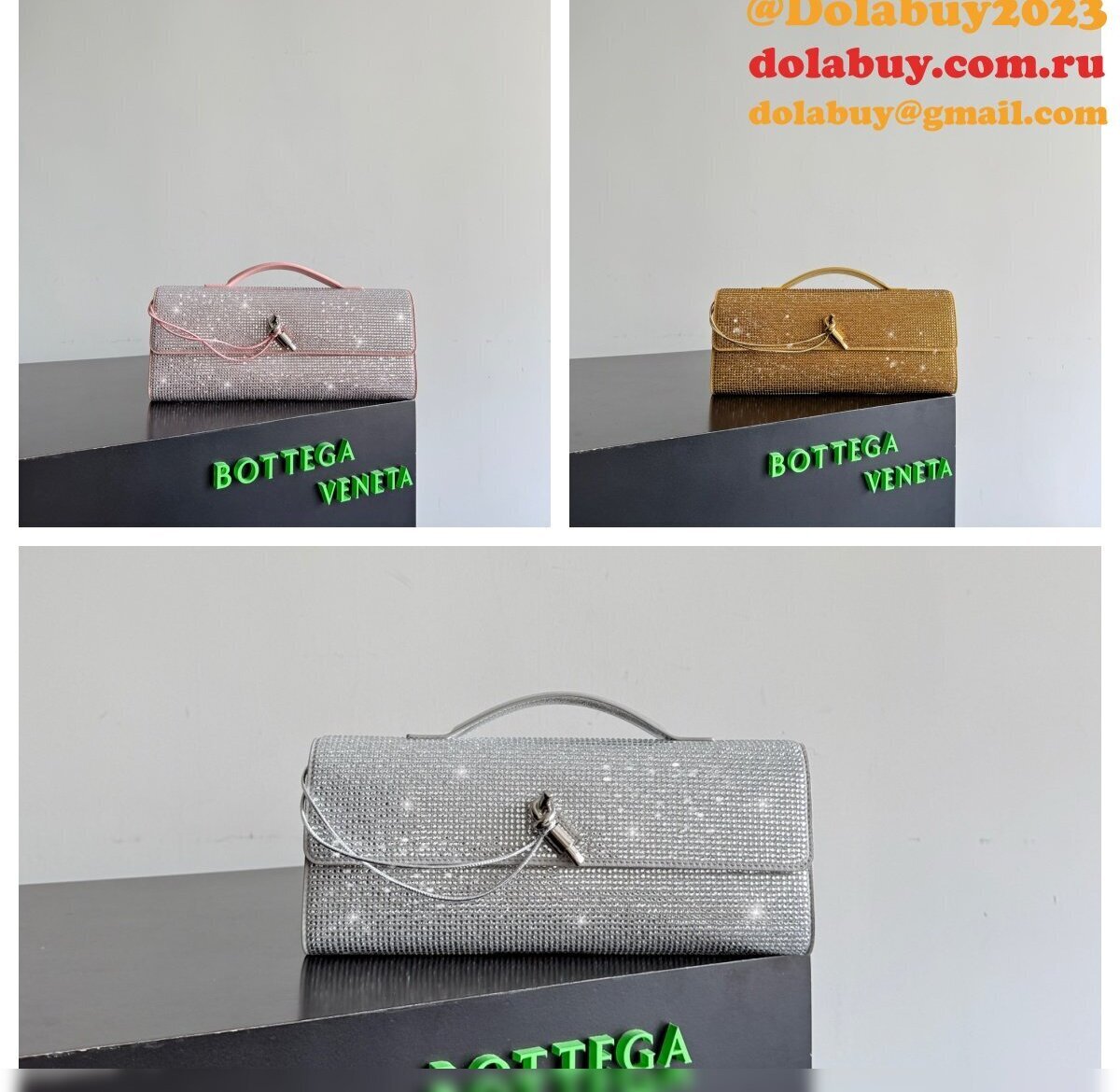 New 2026 Bottega Veneta Andiamo Clutch