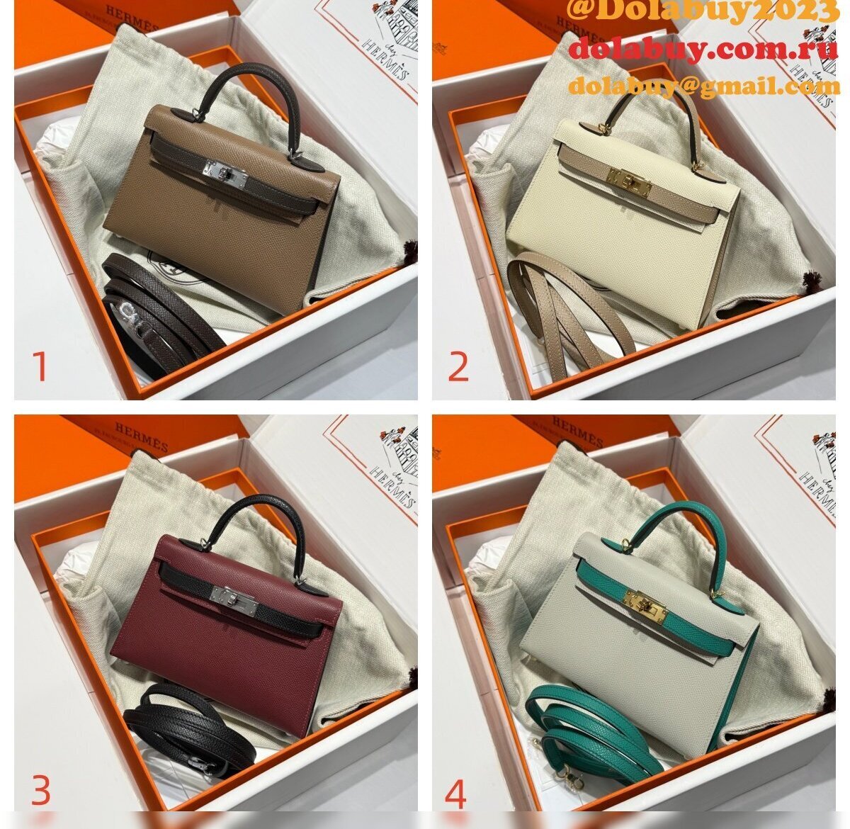 7 Star Hermes human handmade stiching mini Kelly bag 2026
