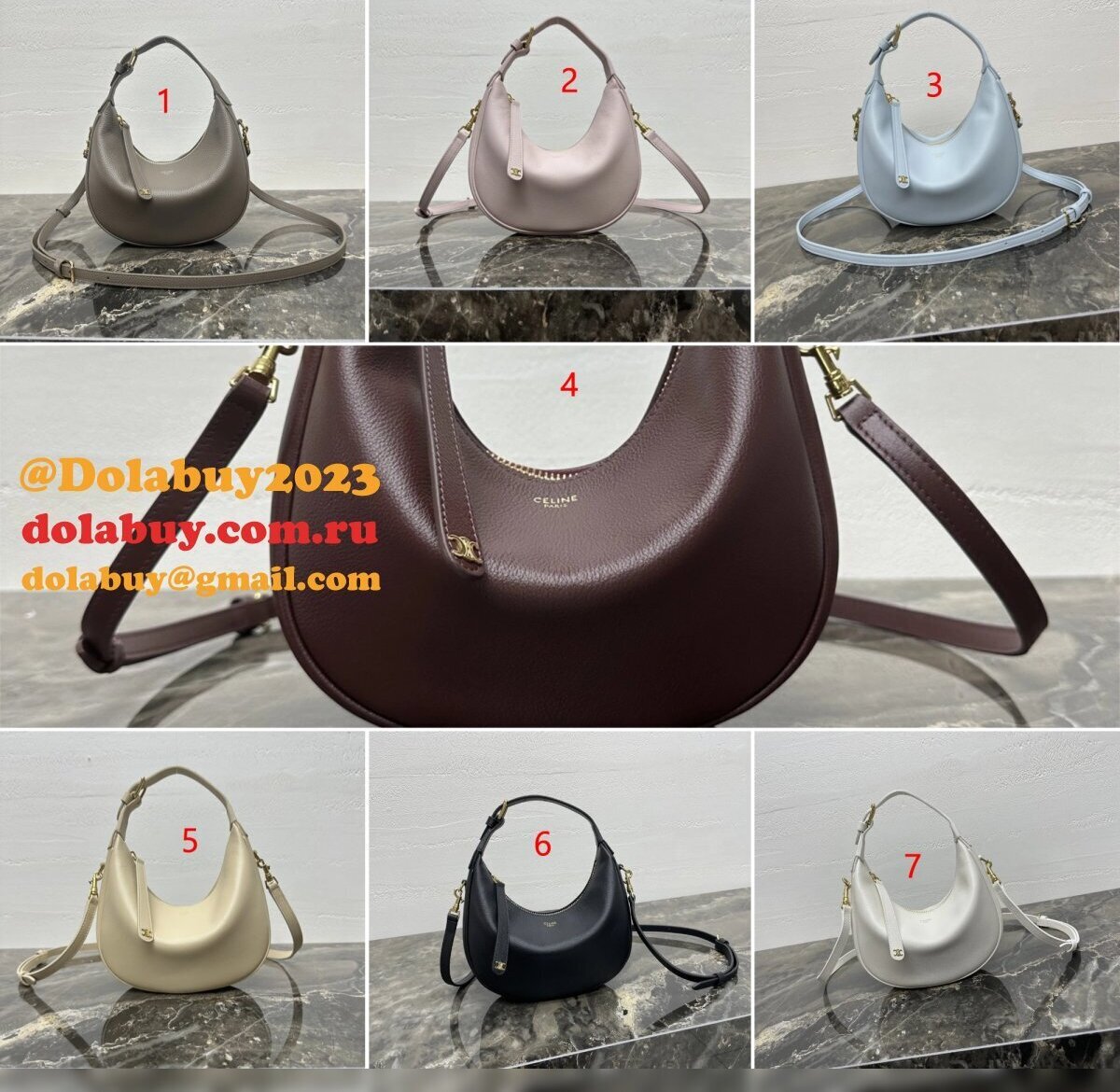 Celine Teen Best Lulu IN Grained Calfskin 120723 Bag