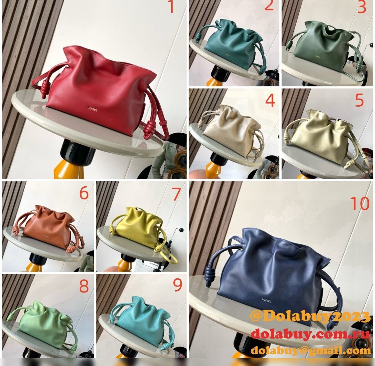 TOP Loewe Mini Flamenco Clutch 23CM