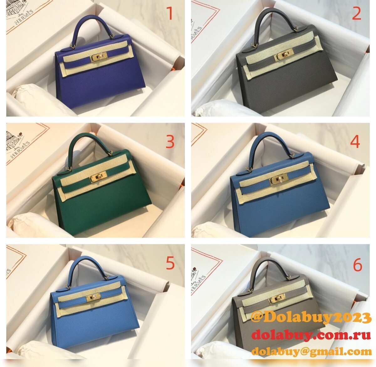7 star Hermes human handmade stiching Mini Kelly