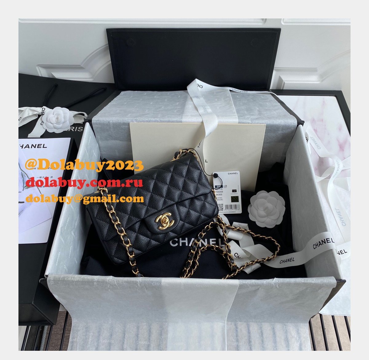 High Quality CC CF 20CM Flap classic flap Black bag