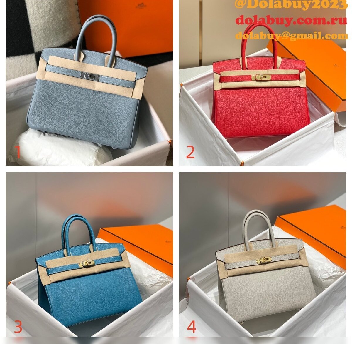 Fashion Hermes Birkin TOGO Leather Handbags 25CM
