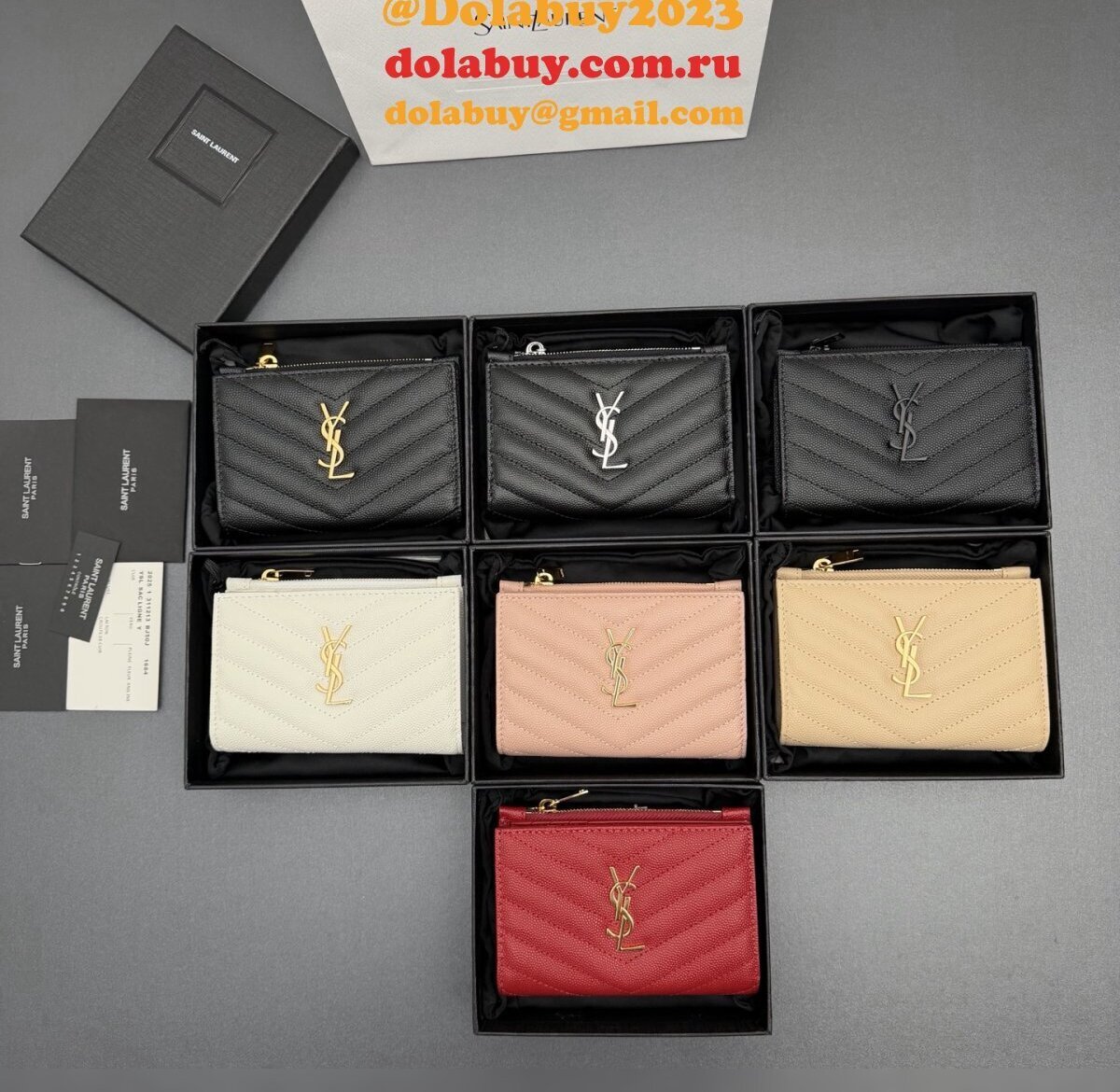 CASSANDRE MATELASSE Fragments bi-fold wallet in grain leather