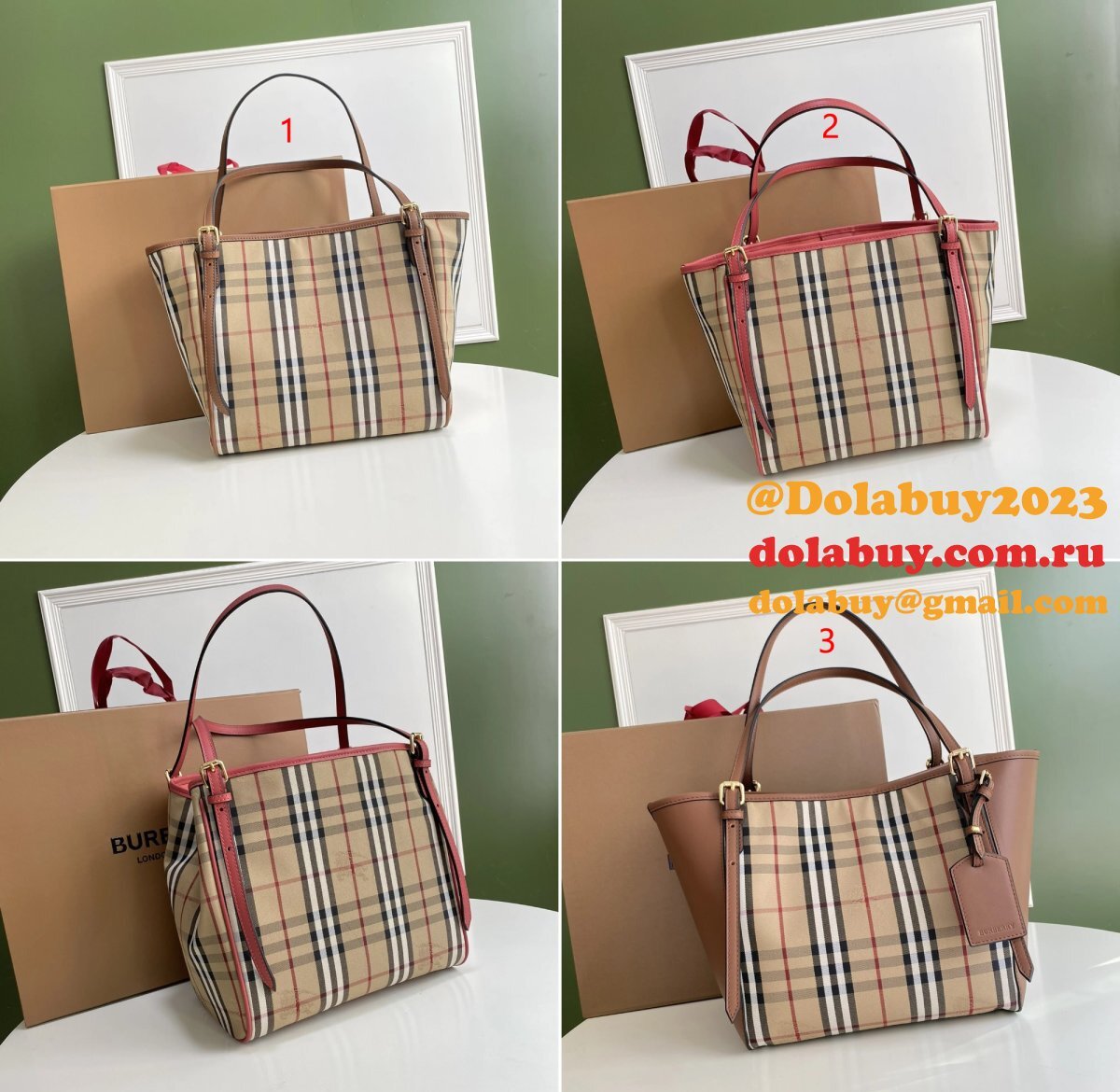 Designer Burberry Invisible Horse Shopping 8812/8818 Bag