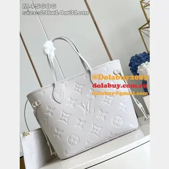 Louis Vuitton Grey Luxury Neverfull MM Tote M45686 Replica Bag