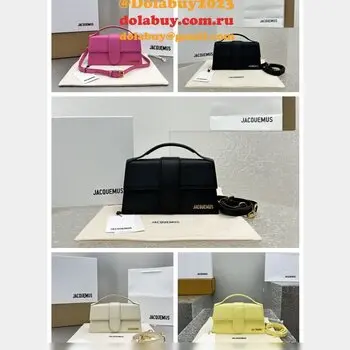 The Jacquemus Bambino Leather Handbag