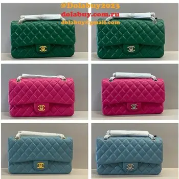 High quality Replica CF Lambskin Bags 25CM