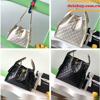 Top Quality CC AS5293 Hobo Calf Leather Handbag